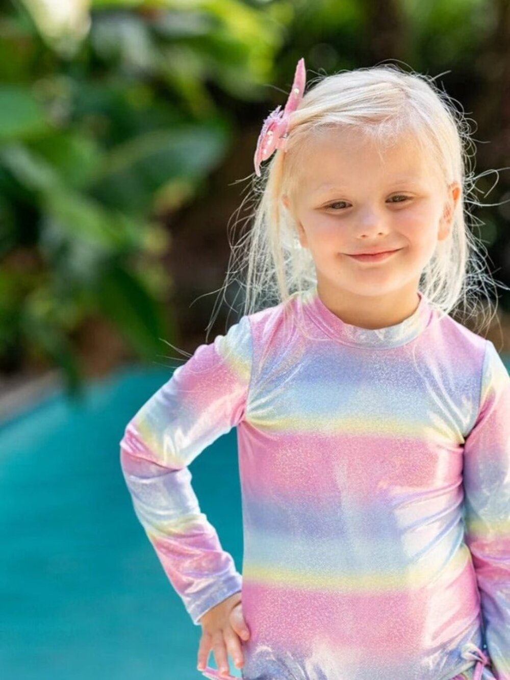 Sparkle One Piece Swim Rashguard